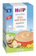 HiPP pieniška kukurūzų košė su vaisiais, 6m+, 250g, 2953