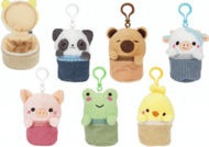 Pliušnis gyvūno pakabukas 11cm asort., 456342