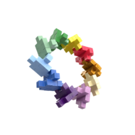 PLUS PLUS konstruktorius Išmok statyti Colorverse, 3998