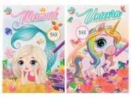 MOXY GLITTER spalvinimo ir lipdukų rinkinys, 150091