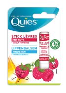 QUIES lūpų balzamas vaikams aviečių kvapo, 1 vnt