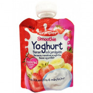 SEMPER YOGHURT braškių tyrė 6m+ 90g 119275