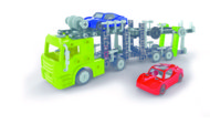 CLEMENTONI SCIENCE&PLAY MECHANICS konstruktorius Automobilių transporteris, 75132BL