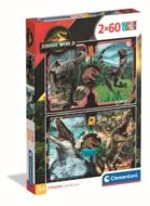 CLEMENTONI dėlionė Jurassic World 2025, 2x60 det., 24830