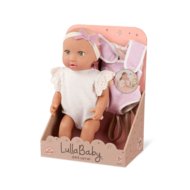 LULLABABY lėlė kūdikis su megztiniu ir nešykle, LBY7695Z