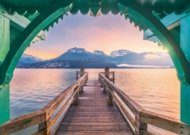 RAVENSBURGER PUZZLE dėlionė Tiltelis prie Ansi ežero, 1000 det., 12001762 2