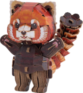 MAKEBUG 3D popierinė delionė red panda, MB-D-0040