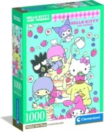 CLEMENTONI HELLO KITTY dėlionė, 1000 det., 37117