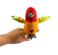 HAPPY YAPPERS interaktyvus pliušinis žaislas Geltonoji Aratinga, 9406