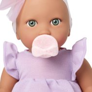 LULLABABY lėlė kūdikis su alyvinės spalvos megztiniu, LBY7313Z