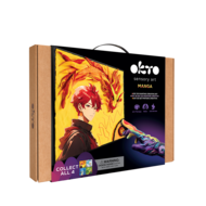 OKTO MANGA 3D Kūrybinis rinkinys Fire 30x40 cm, 20039