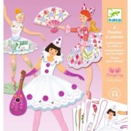 DJECO Judančios popierinės lėlės Balerinos, DJ09649