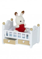 SYLVANIAN FAMILIES mažasis triušiukas ir lovytė, 2205/5017