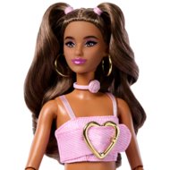 BARBIE Deluxe Fashionistas lėlė rožiniu kostiumėliu, JJN72