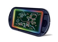 Piešimo - rašymo lenta su spalvotu apšvietimu, juoda, 2410K0086