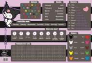 KUROMI dvipusis stalo padėklas, 55×38 cm, TO-POD-4349-XXX-KURO-SA