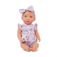 LULLABABY lėlė kūdikis su gėlių suknele, LBY7303Z
