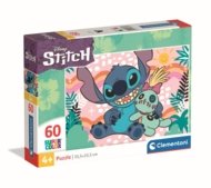 CLEMENTONI dėlionė Disney Stitch, 60 det., 26331