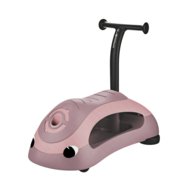 GLOBBER paspiriama mašinėlė Walk 'n Roll 2in 1 Ecologic, rožinis, 830-510