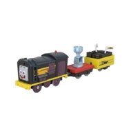 THOMAS & FRIENDS motorizuotas teminis garvežiukas su vagonu 2022, HFX97