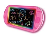 Piešimo - rašymo lenta su spalvotu apšvietimu, rožinė, 2410K0087