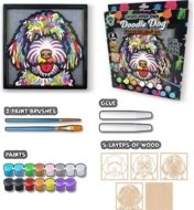 SPLAT PLANET 3D medinis kūrybinis rinkinys Doodle Dog, SP48189