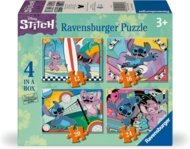 RAVENSBURGER PUZZLE dėlionių rinkinys Disney Stitch, 12/16/20/24 det., 12004106 1