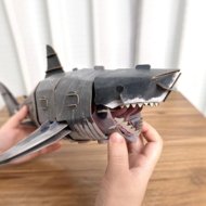 MAKEBUG 3D popierinė delionė Great White Shark, MB-B-0010