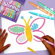 CRAYOLA blizgūs flomasteriai, 8 vnt., 58-8648