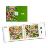 DJECO Kūrybinis rinkinys-mozaika Tropiniai paukščiai, DJ09419