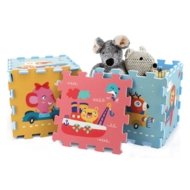 SUNTA vaikiškas dėlionės kilimėlis Transportas ir gyvūnai, 9 dalių, 3087