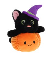 KEEL TOYS pliušinis pabaisiukas ant moliūgo 14cm asort., EH3884