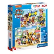 CLEMENTONI PAW PATROL dėlionė, 2x20 det., 24779