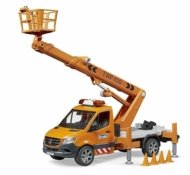 BRUDER 1:16 automobilis su darbine platforma, 02679