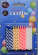 Gimtadienio žvakutės OB (įvairiaspalvės), 5298000230861