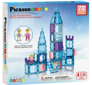 PICASSO TILES Magnetinis konstruktorius Ice winter Set 72 det., PT72