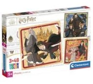 CLEMENTONI dėlionė Square Harry Potter, 3x48 det., 25312