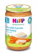 HiPP ekologiška tyrelė Ryžiai su morkomis ir  kalakutiena, 8M+, 6530