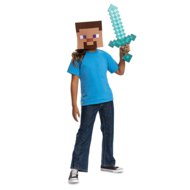 DISGUISE žaislinis kardas ir kaukė MINECRAFT, 156259-15L-6