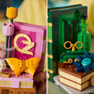 75691 LEGO® Wicked Glinda ir Elphaba knygų atramos