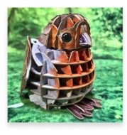 MAKEBUG 3D popierinė delionė robin, MB-D-0025