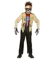 WIDMANN kostiumas Zombio skeletas, dydis (140 cm / 8-10 metų), 98257