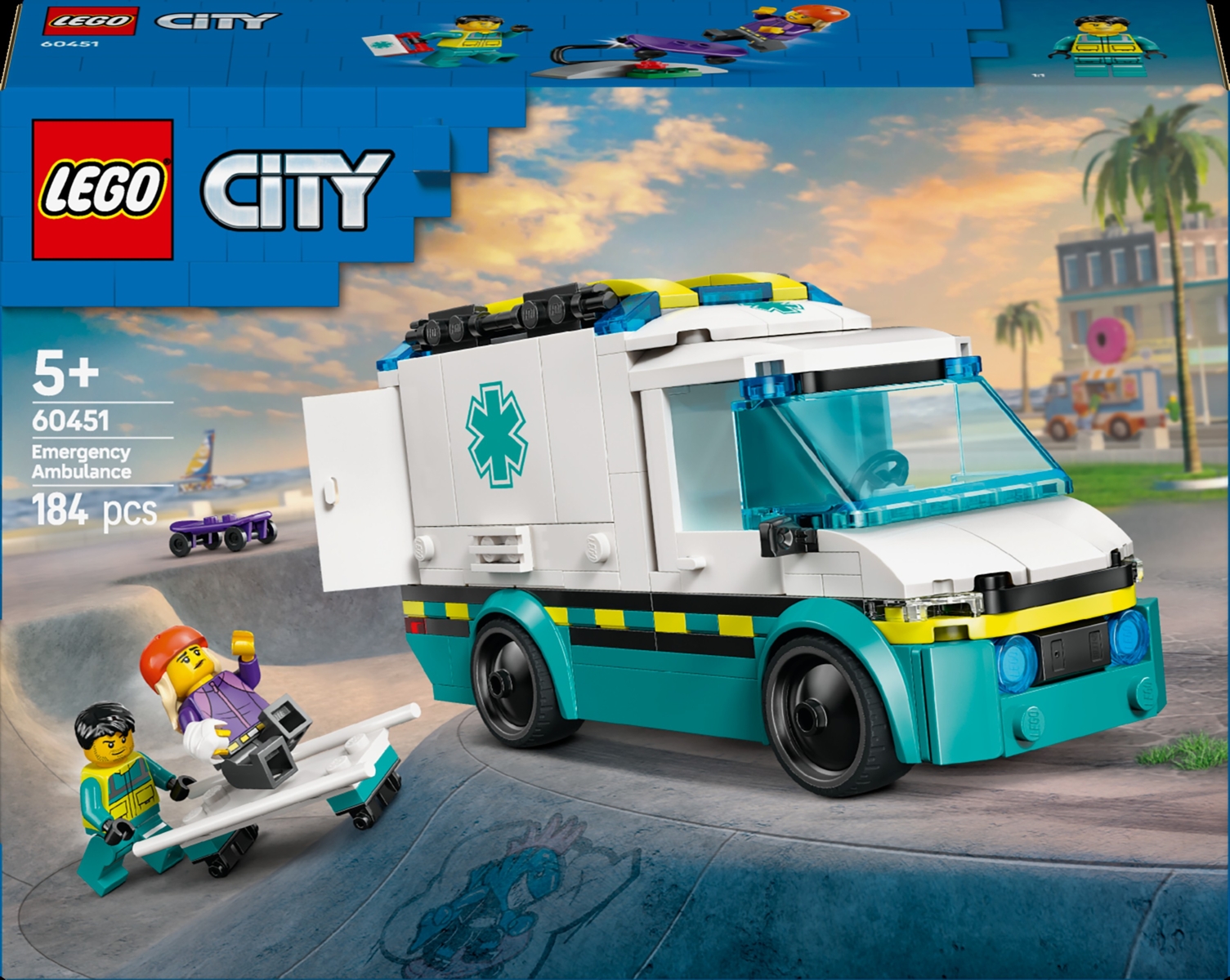 60451 LEGO® City Great Vehicles Greitosios pagalbos automobilis