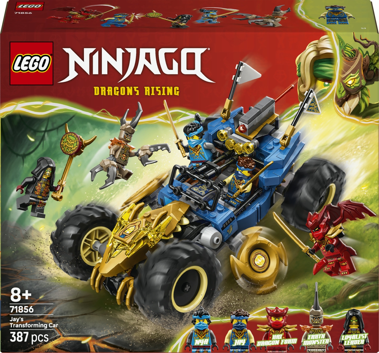 71856 LEGO® NINJAGO® Jay transformuojamas automobilis | LEGO