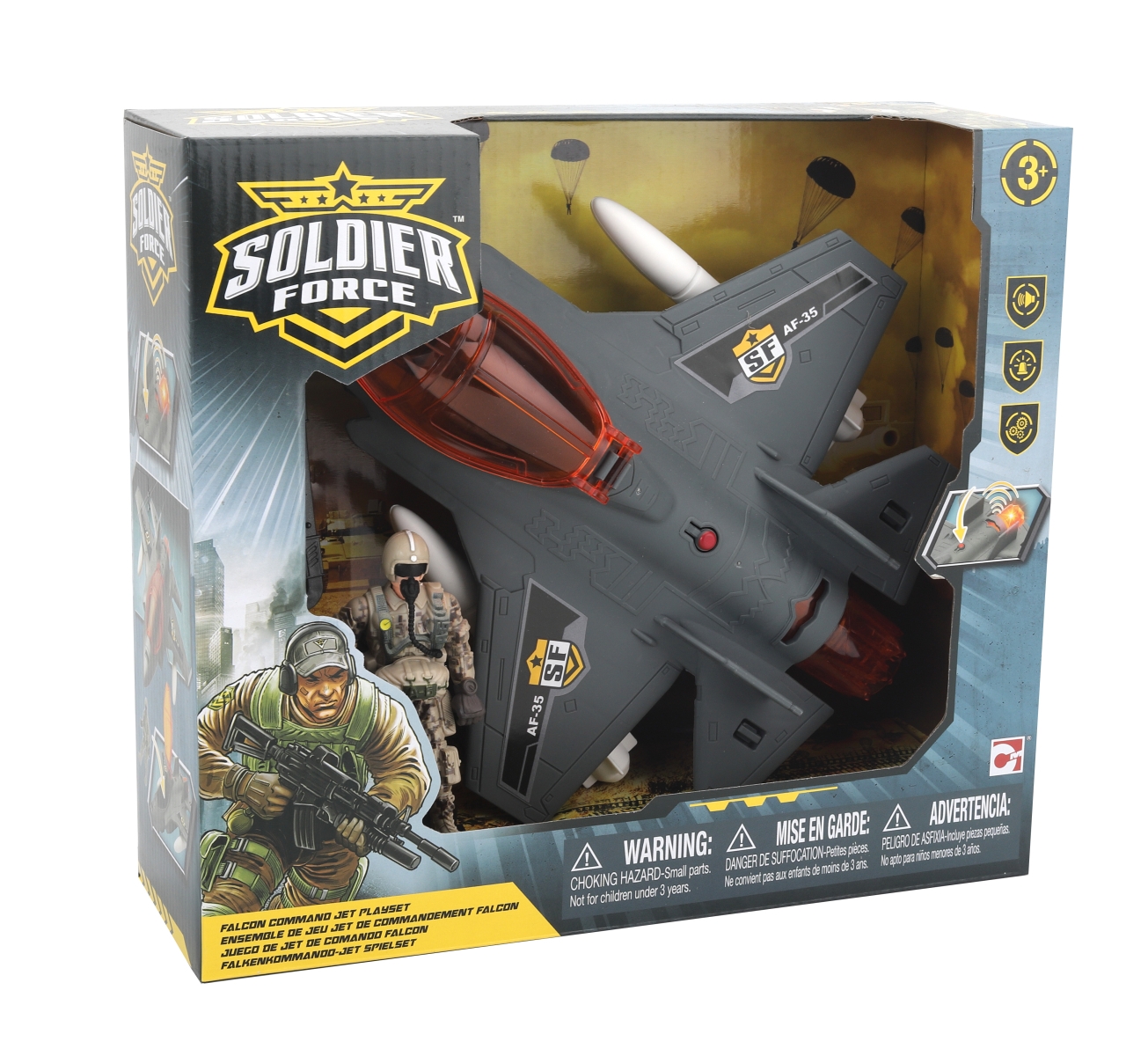 CHAP MEI karinis rinkinys Falcon Command Jet Soldier Force, 545104