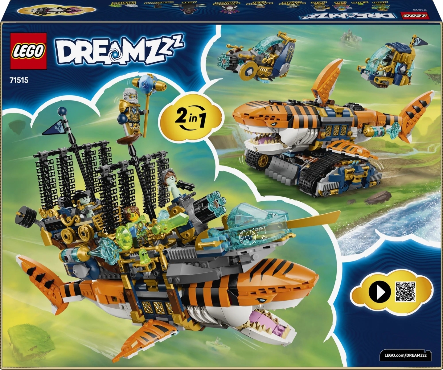 71515 LEGO® DREAMZzz™ Ryklių tankas-tigras | LEGO