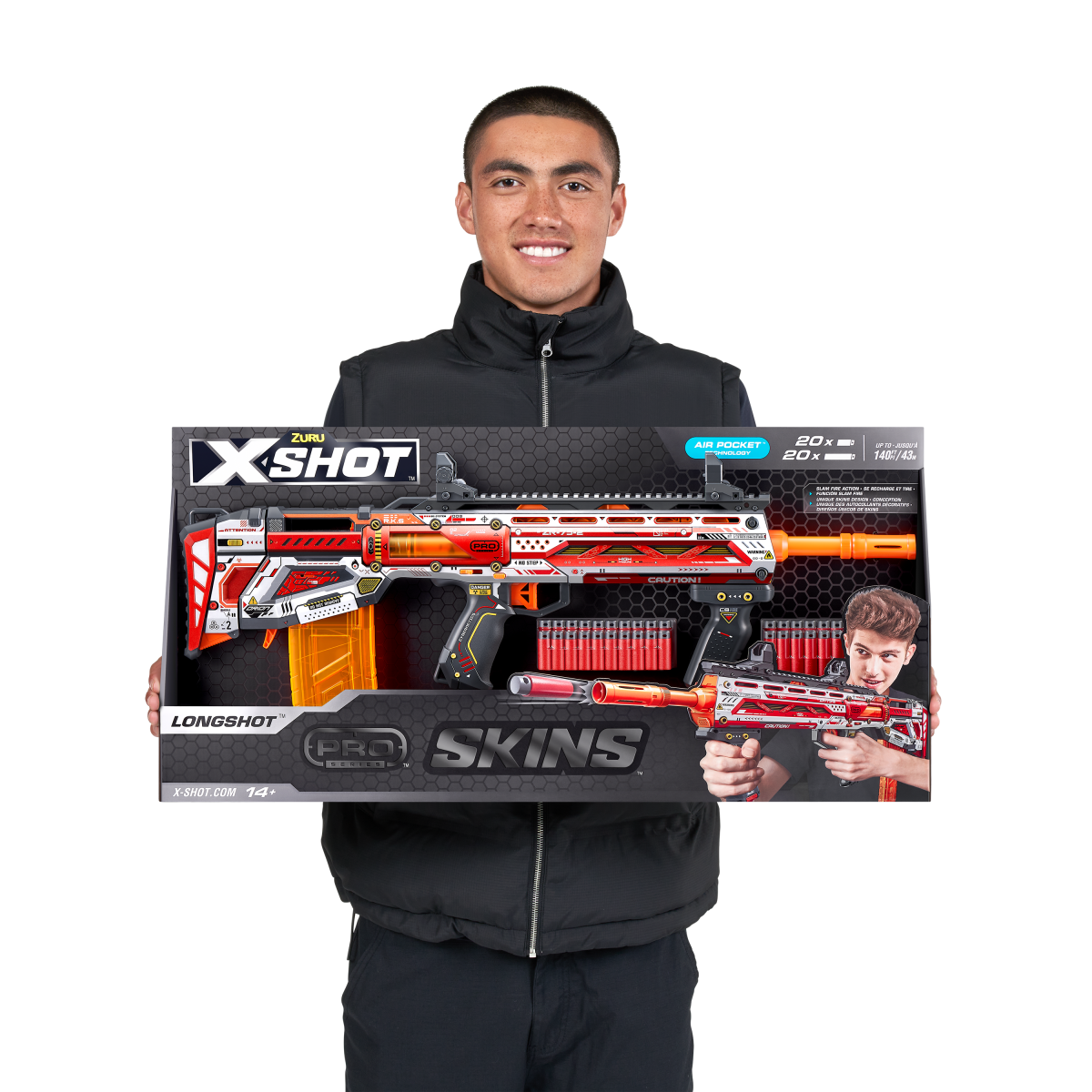 【Somireyu様用】THE ARRS / Heros Assassin X-SHOT žaislinis šautuvas Skins Pro, 1 serija Sinister, asort