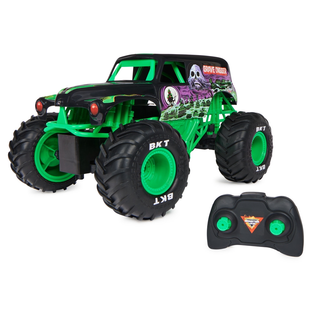 美品　PRODIVE GUARDIAN NO.03' MONSTER JAM 1:15 nuotolinio valdymo visureigis Grave Digger