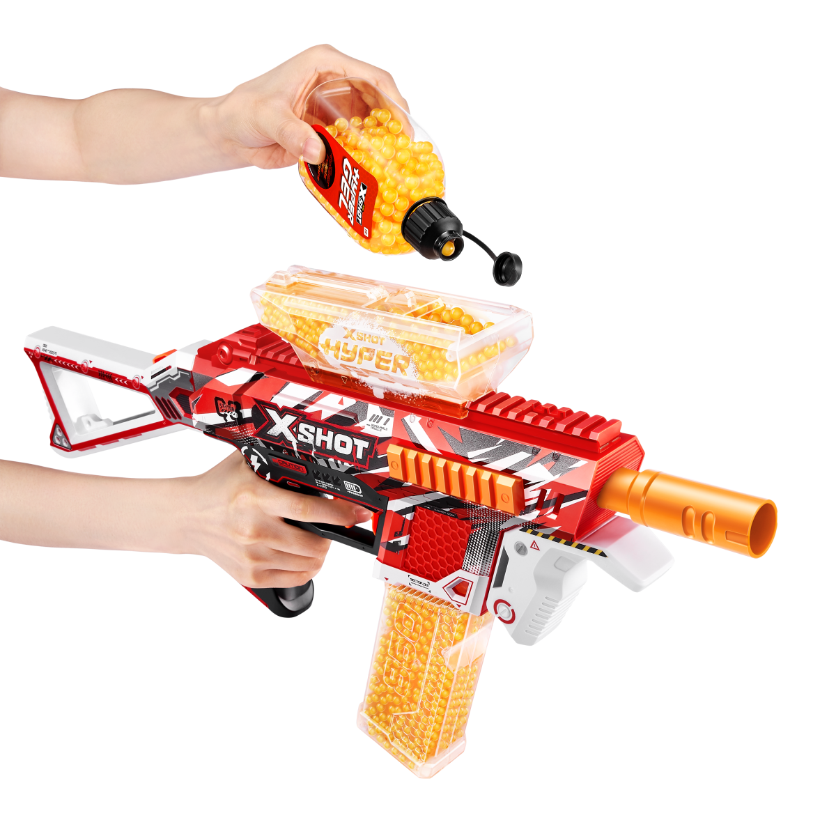 X-SHOT žaislinis šautuvas Hyper Gel, 1 serija, 10000 želinių