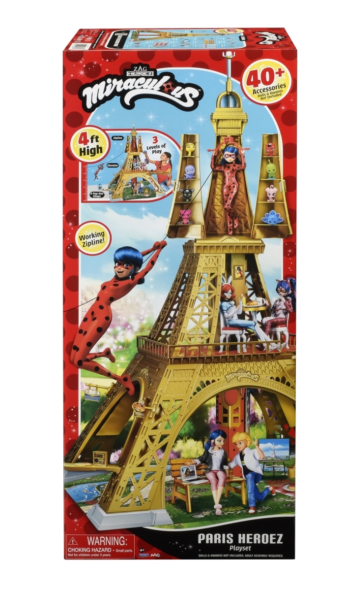 MIRACULOUS žaidimų rinkinys Paris Heroez Playset, 50659 | Figūrėlės